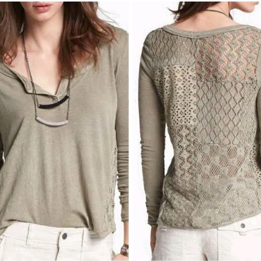 Free People Sage Top, Size M